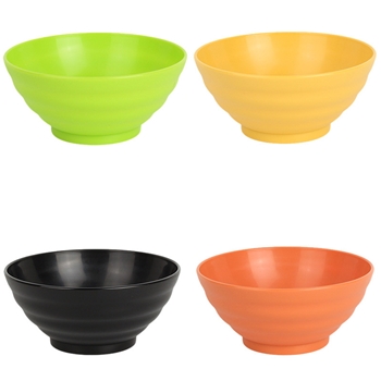 面馆专用面碗双色仿瓷碗商用麻辣烫螺蛳粉碗塑料密胺餐具汤粉面碗