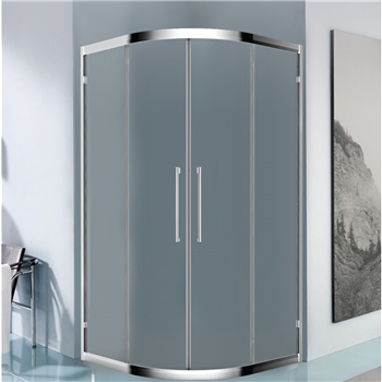 JOMOO39S系列304不锈钢双重防爆易洁弧扇形推拉整体定制淋浴房